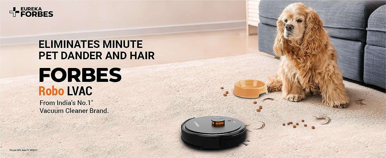 Eureka Forbes Robo L Vac Voice Vacuum Cleaner With Smart Voice Control